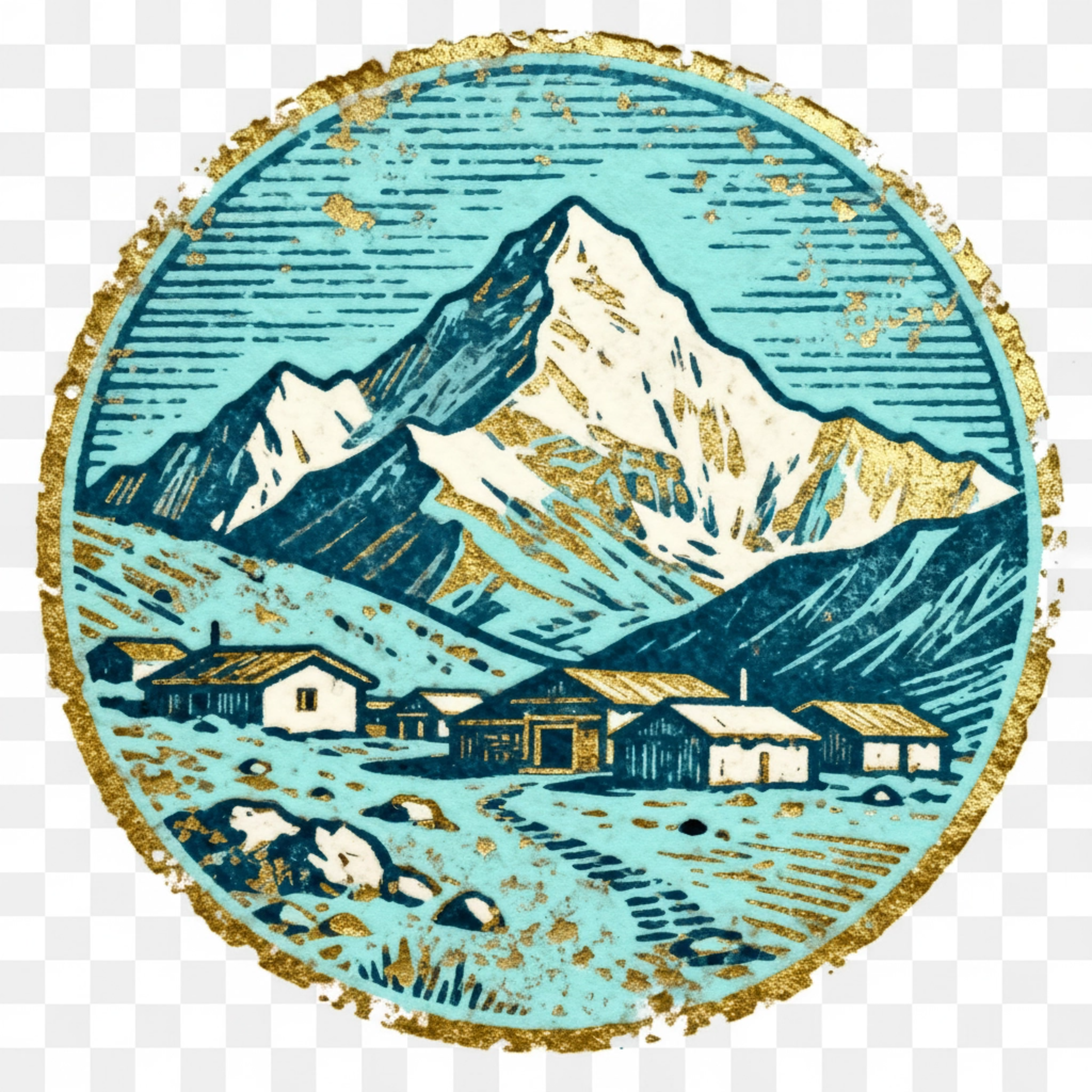 象征资金支持的放射曲线